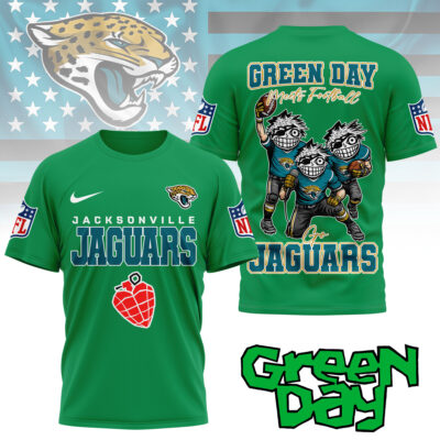 Jacksonville Jaguars | Premium NFL Green Day Fan 3D Shirt NY