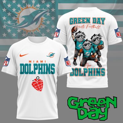 Miami Dolphins | Premium NFL Green Day 3D Shirt