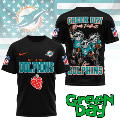 Miami Dolphins | Premium NFL Green Day 3D Shirt