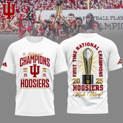 Indiana Hoosiers | Premium NCAA 2026 CFP National Champions 3D Shirt