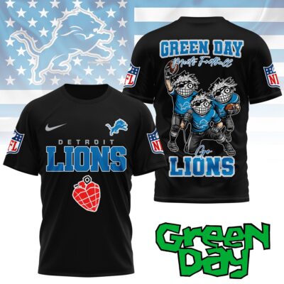 Detroit Lions | Premium NFL Green Day 3D Shirt