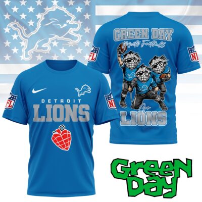 Detroit Lions | Premium NFL Green Day 3D Shirt