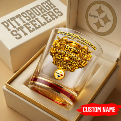 Pittsburgh Steelers | Premium NFL Football Legacy Anniversary Whiskey Glass