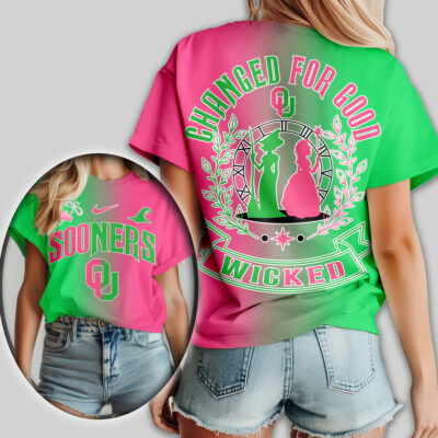 Oklahoma Sooners | Premium NCAA Wicked Changed For Good Women Shirt