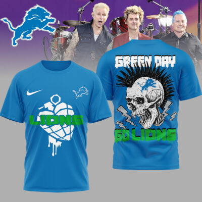 Detroit Lions | Premium NFL Green Day Football 3D Shirt