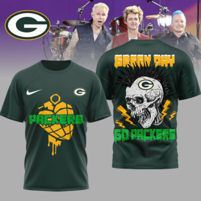 Green Bay Packers | Premium NFL Green Day Football 3D Shirt