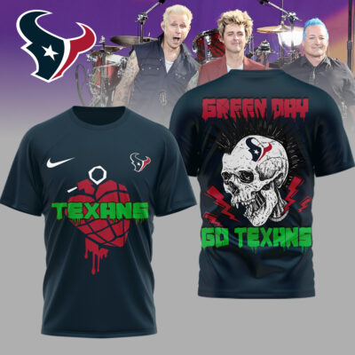 Houston Texans | Premium NFL Green Day Football 3D Shirt