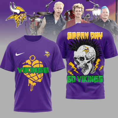 Minnesota Vikings | Premium NFL Green Day Football 3D Shirt