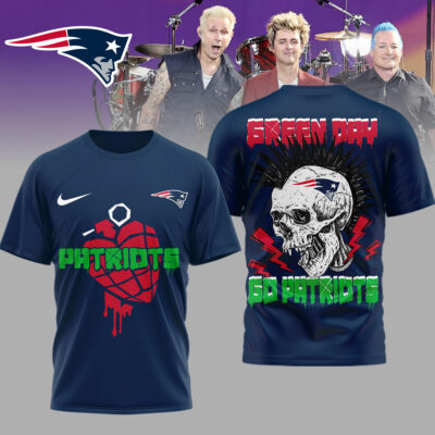 New England Patriots | Premium NFL Green Day Football 3D Shirt