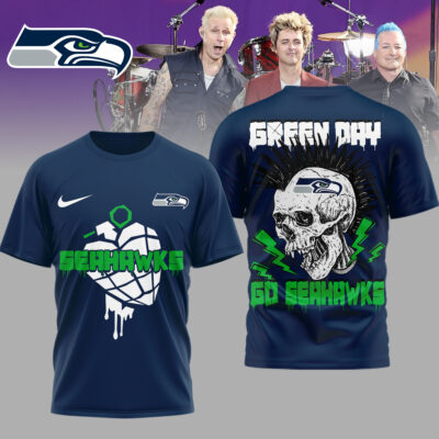 Seattle Seahawks | Premium NFL Green Day Football 3D Shirt