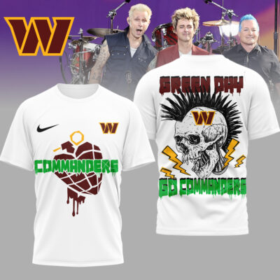 Washington Commanders | Premium NFL Green Day Football 3D Shirt