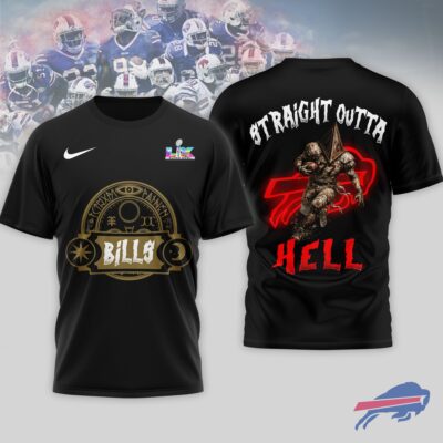 Buffalo Bills | Premium NFL 2026 Super Bowl x Silent Hill 3D Shirt
