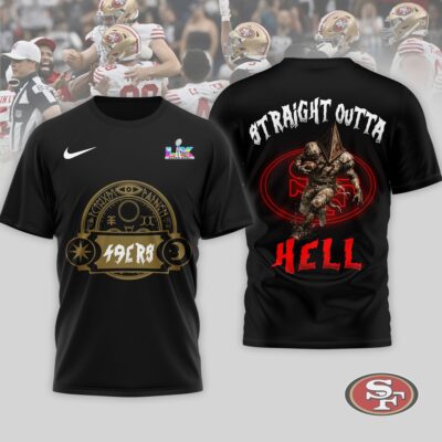 San Francisco 49ers | Premium NFL 2026 Super Bowl x Silent Hill 3D Shirt