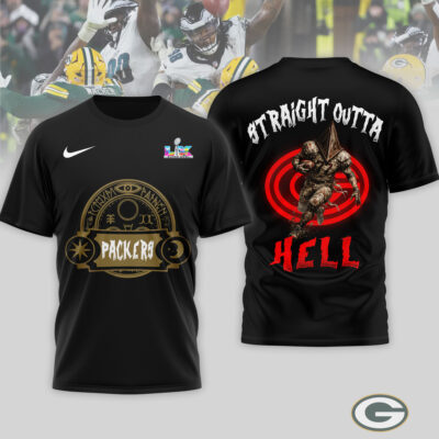 Green Bay Packers | Premium NFL 2026 Super Bowl x Silent Hill 3D Shirt