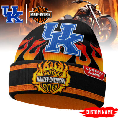 Kentucky Wildcats | Premium NCAA Harley Davidson Beanie Hat - 3
