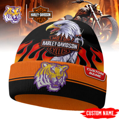 LSU Tigers | Premium NCAA Harley Davidson Beanie Hat