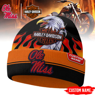 Ole Miss Rebels | Premium NCAA Harley Davidson Beanie Hat