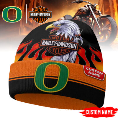 Oregon Ducks | Premium NCAA Harley Davidson Beanie Hat