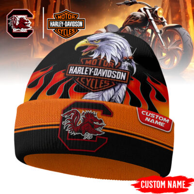 South Carolina Gamecocks | Premium NCAA Harley Davidson Beanie Hat - 1