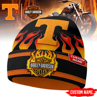 Tennessee Volunteers | Premium NCAA Harley Davidson Beanie Hat - 3