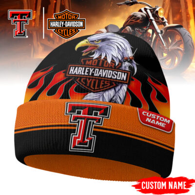 Texas Tech Red Raiders | Premium NCAA Harley Davidson Beanie Hat