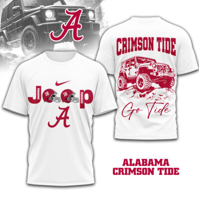 Alabama Crimson Tide | Premium NCAA Jeep 3D Shirt