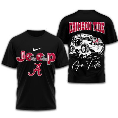 Alabama Crimson Tide | Premium NCAA Jeep 3D Shirt