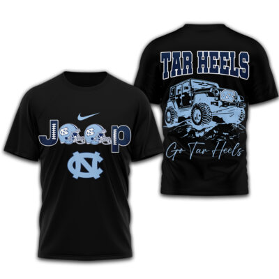 North Carolina Tar Heels | Premium NCAA Jeep 3D Shirt