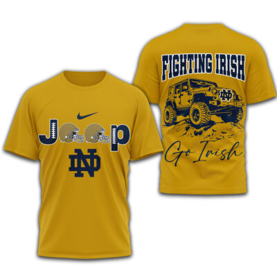 Notre Dame Fighting Irish | Premium NCAA Jeep 3D Shirt