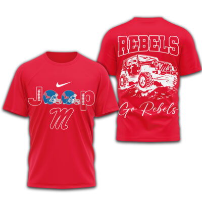 Ole Miss Rebels | Premium NCAA Jeep 3D Shirt