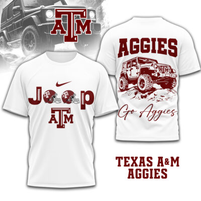 Texas A&M Aggies | Premium NCAA Jeep 3D Shirt