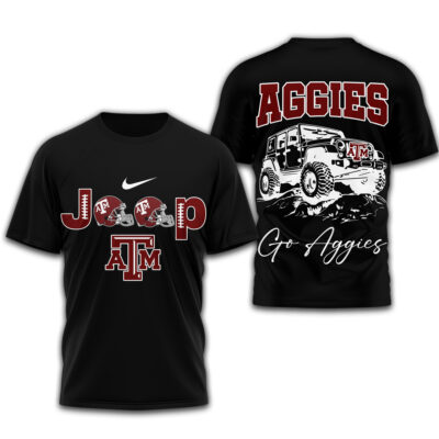 Texas A&M Aggies | Premium NCAA Jeep 3D Shirt