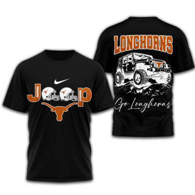 Texas Longhorns | Premium NCAA Jeep 3D Shirt