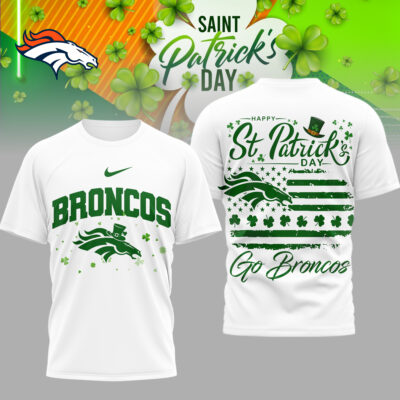 Denver Broncos | Premium NFL St. Patricks Day 3D Shirt