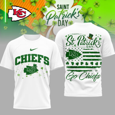 Kansas City Chiefs | Premium NFL St. Patricks Day 3D Shirt