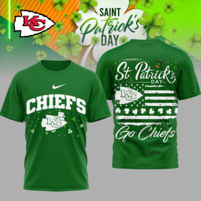 Kansas City Chiefs | Premium NFL St. Patricks Day 3D Shirt