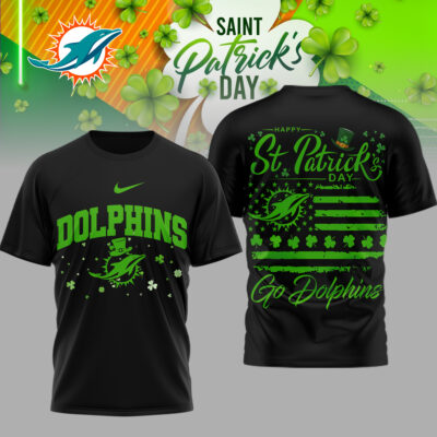Miami Dolphins | Premium NFL St. Patricks Day 3D Shirt