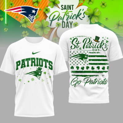 New England Patriots | Premium NFL St. Patricks Day 3D Shirt