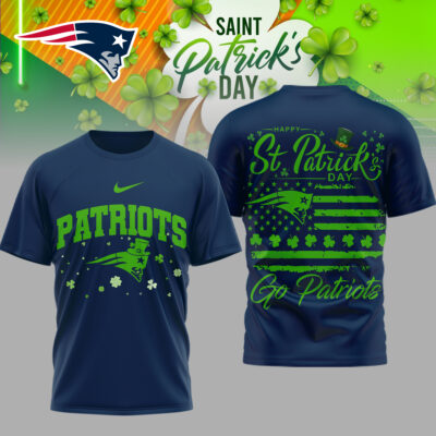 New England Patriots | Premium NFL St. Patricks Day 3D Shirt