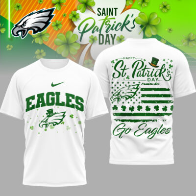 Philadelphia Eagles | Premium NFL St. Patricks Day 3D Shirt