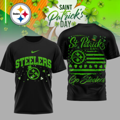 Pittsburgh Steelers | Premium NFL St. Patricks Day 3D Shirt