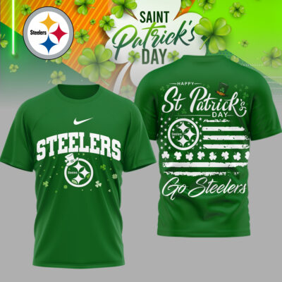 Pittsburgh Steelers | Premium NFL St. Patricks Day 3D Shirt