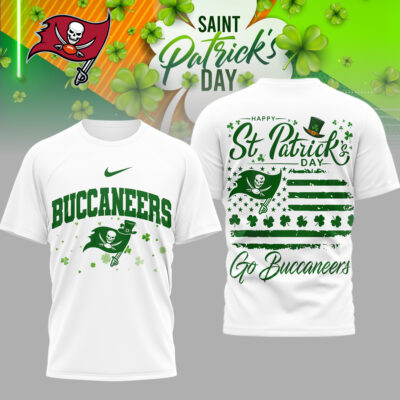 Tampa Bay Buccaneers | Premium NFL St. Patricks Day 3D Shirt