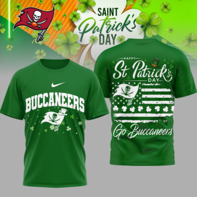 Tampa Bay Buccaneers | Premium NFL St. Patricks Day 3D Shirt
