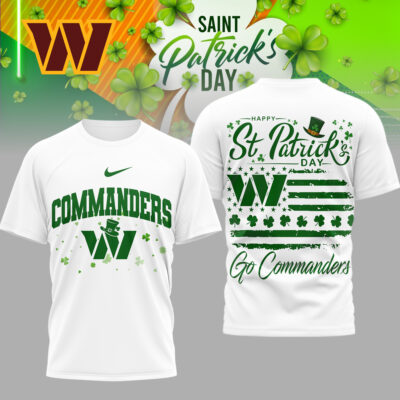 Washington Commanders | Premium NFL St. Patricks Day 3D Shirt