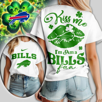 Buffalo Bills | Premium NFL Kiss Me St. Patricks Day Women Shirt