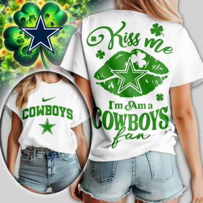 Dallas Cowboys | Premium NFL Kiss Me St. Patricks Day Women Shirt