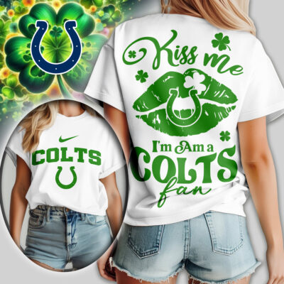 Indianapolis Colts | Premium NFL Kiss Me St. Patricks Day Women Shirt