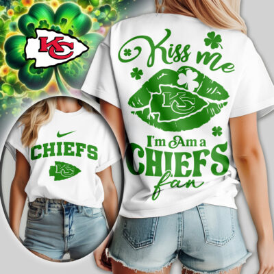 Kansas City Chiefs | Premium NFL Kiss Me St. Patricks Day Women Shirt
