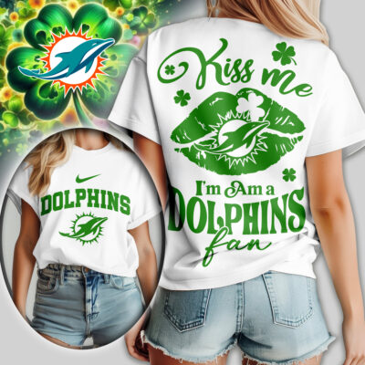 Miami Dolphins | Premium NFL Kiss Me St. Patricks Day Women Shirt
